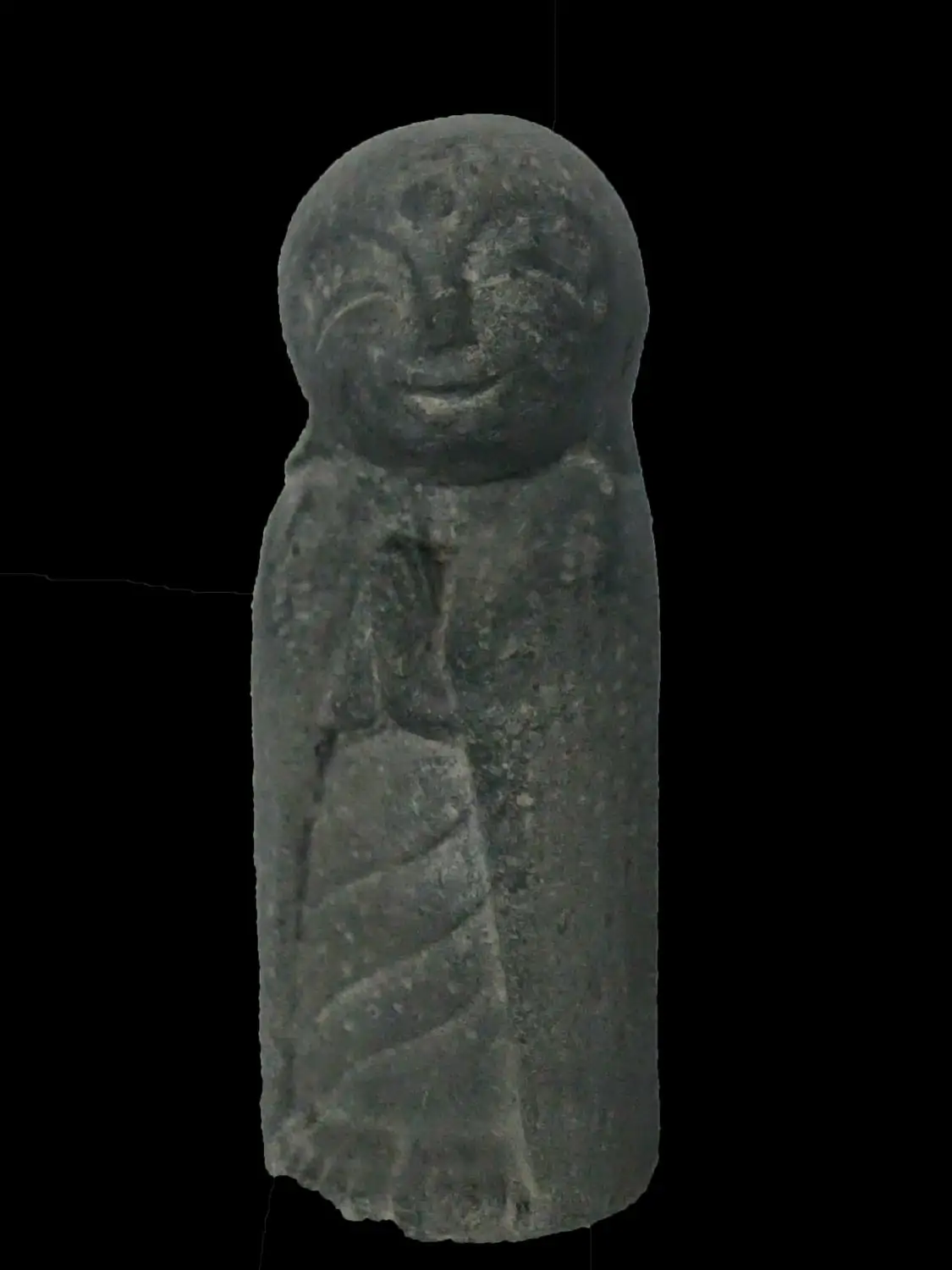  Product image 1 of the product “Standing Korean monk, 20 cm high, individually packaged. Painted in the color antique finish ”